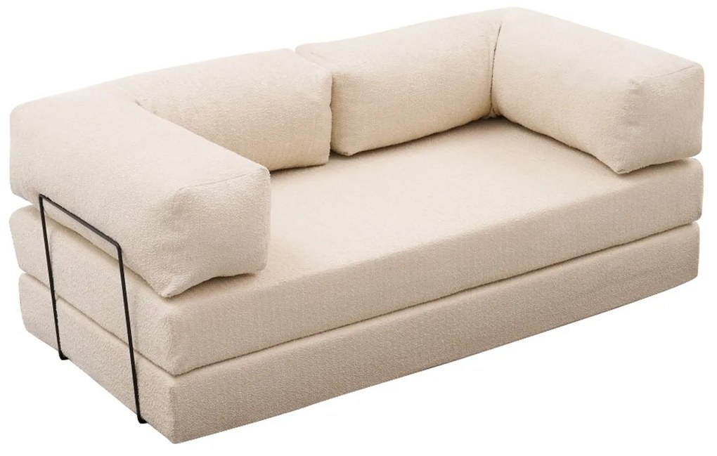 Троен диван Comfort, цвят Кремав