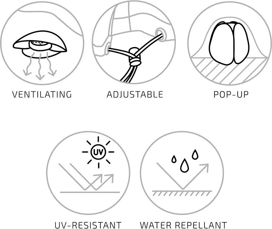 Защитно покривало за градински мебели 210x180x95 cm – House Nordic