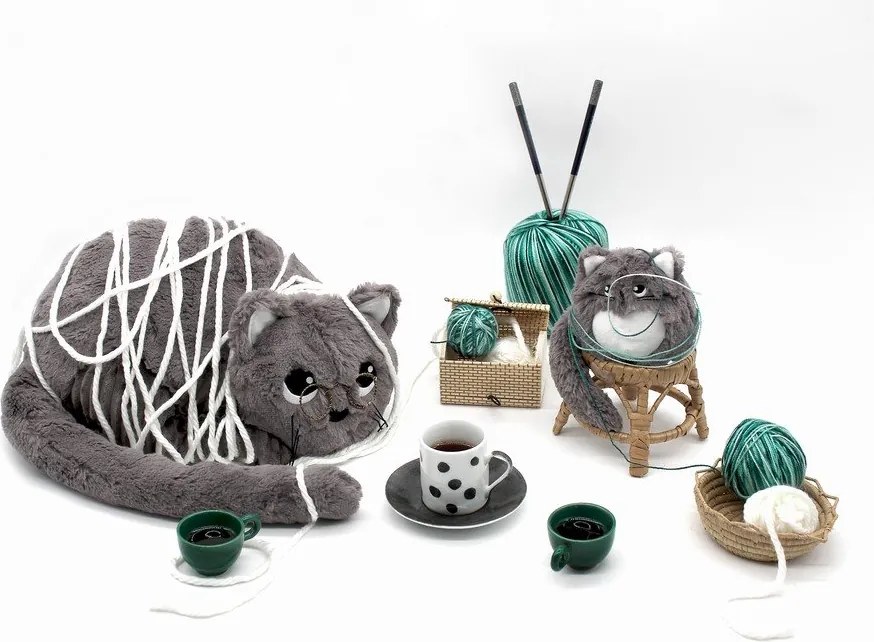 Плюшени играчки 2 бр. Ptipotos Miaou – Les Deglingos