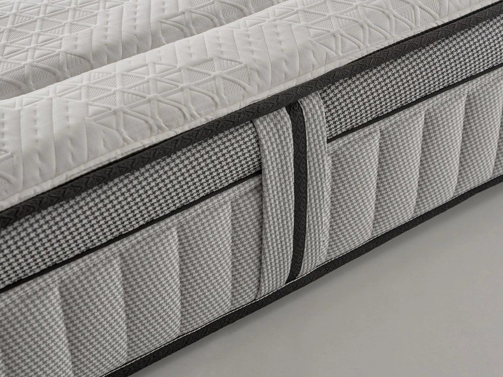 Матрак Onesleep, Cooler Adapt Sleep Technology, 90x200x28, Среден към твърд, Покет пружина, Високоеластична пяна