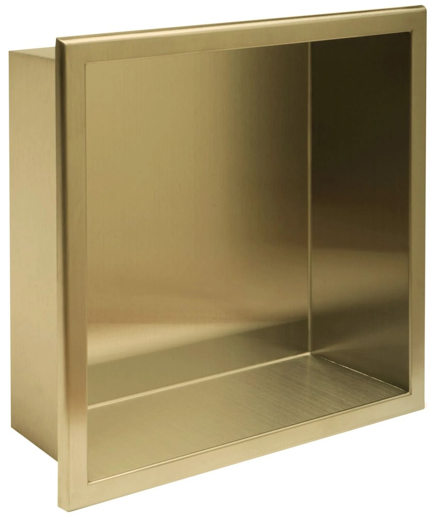 Вграден рафт за баня 30x30 gold brush