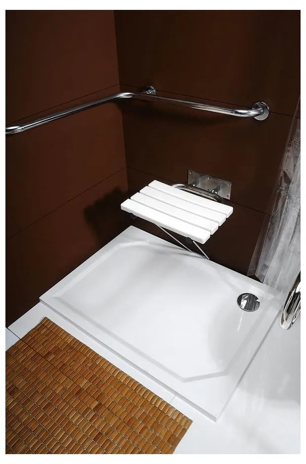 Стенен стоманен парапет за баня 71 cm Handicap – Sapho