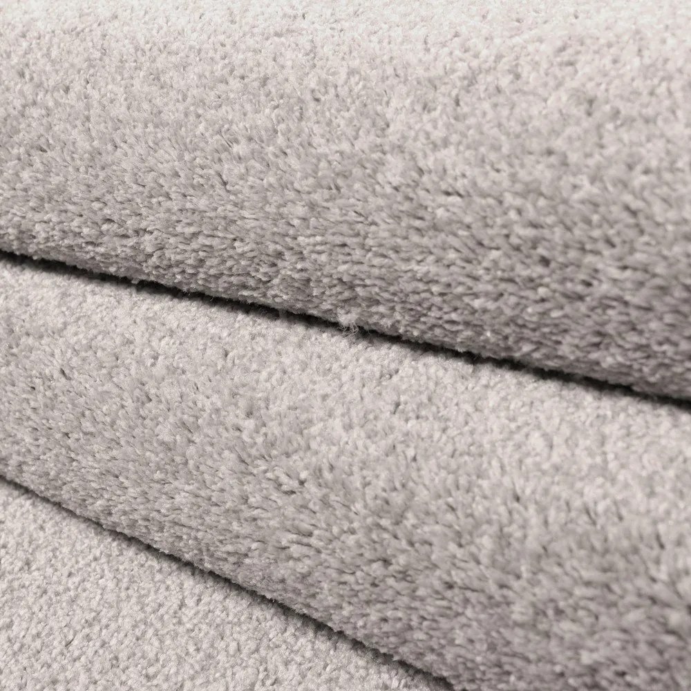 Сиво-кремав кръгъл килим ø 160 cm Ata – Ayyildiz Carpets
