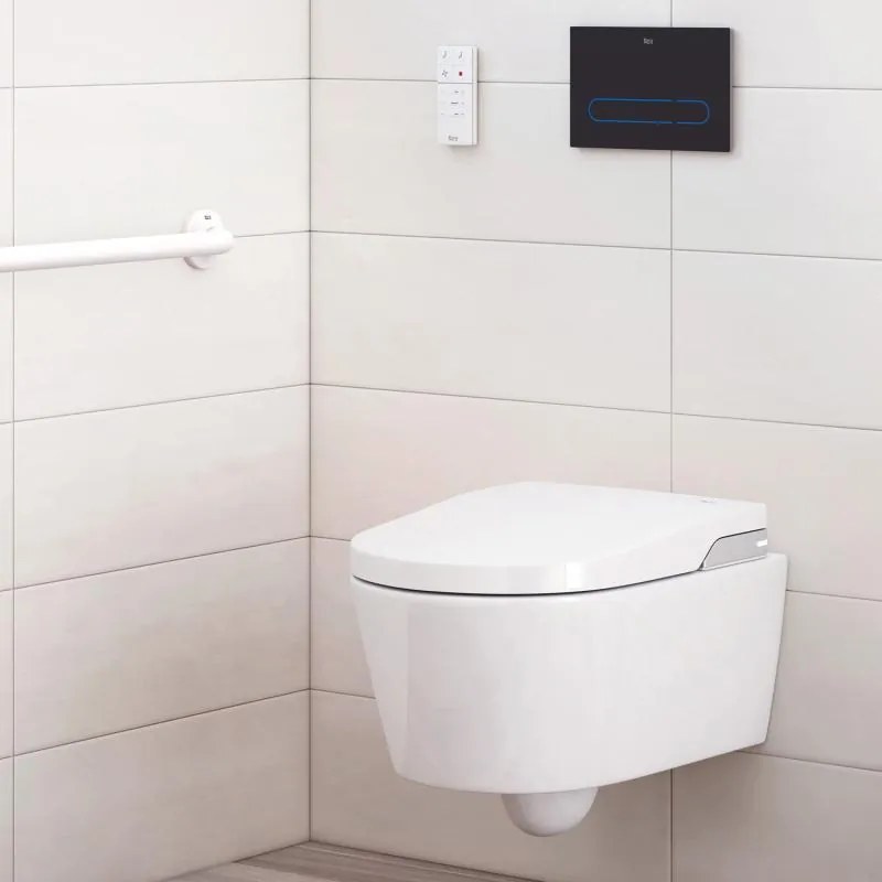 Висяща тоалетна Grohe Roca Ιn Wash Inspira Smart Rimless