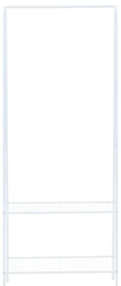 246725 vidaXL Щендер за дрехи, 59x35x150 см, бял