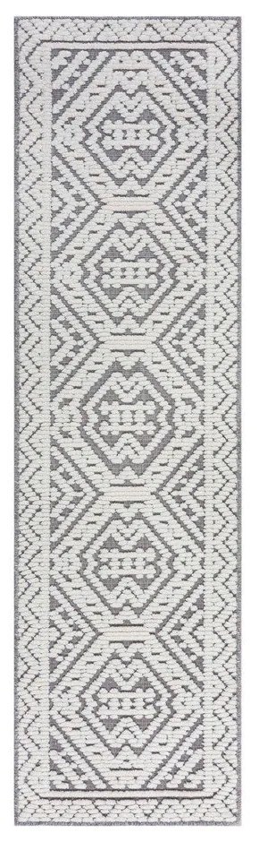 Сива пътека от шенил подходяща за пране 60x240 cm Jaipur – Flair Rugs