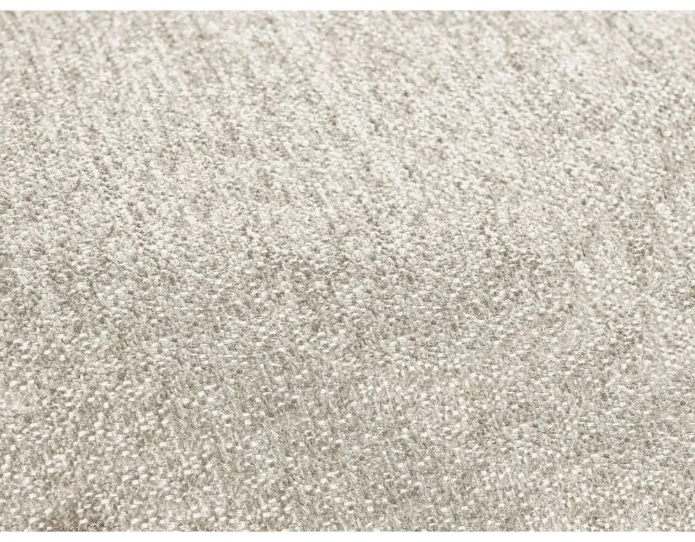 Бял шенилов сгъваем/с място за съхранение ъглов диван (ляв ъгъл/U форма) Everest – Bobochic Paris