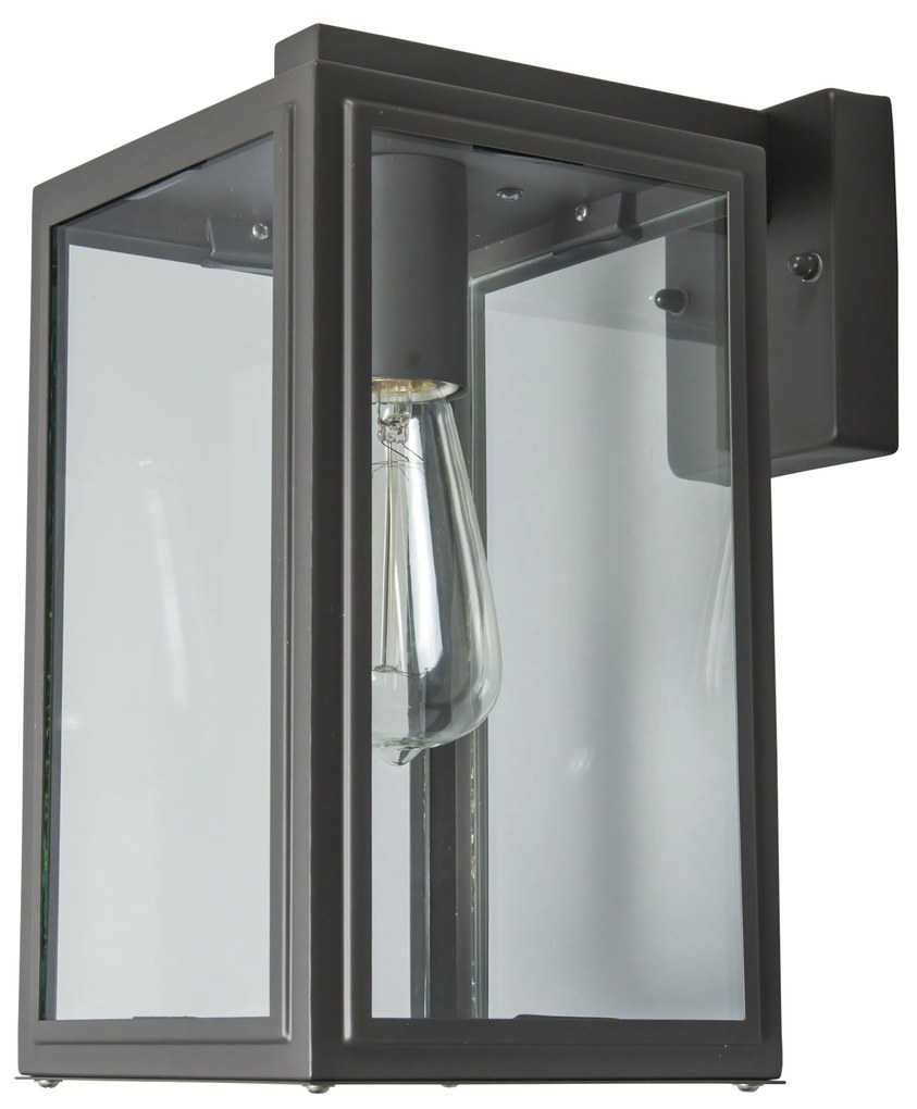 Индустриален външен стенен аплик сив IP44 - Sutton Down