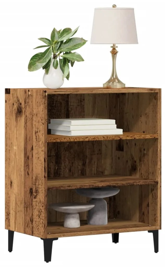 856474 vidaXL Шкаф Old Wood 57x35x70 cm Инженерна дървесина