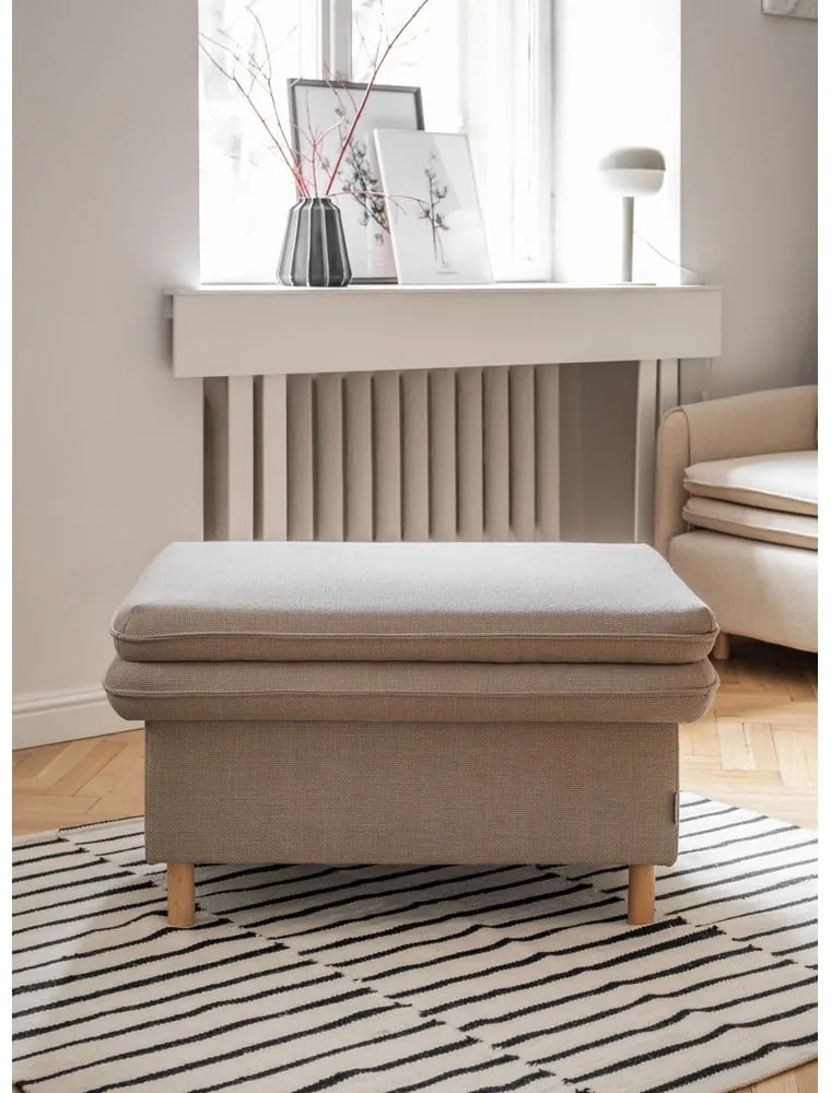 Светлокафява табуретка Simon – Miuform