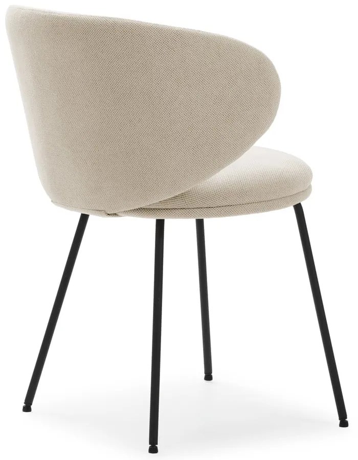 Бежови тапицирани трапезни столове в комплект 2 бр. Rush – Marckeric