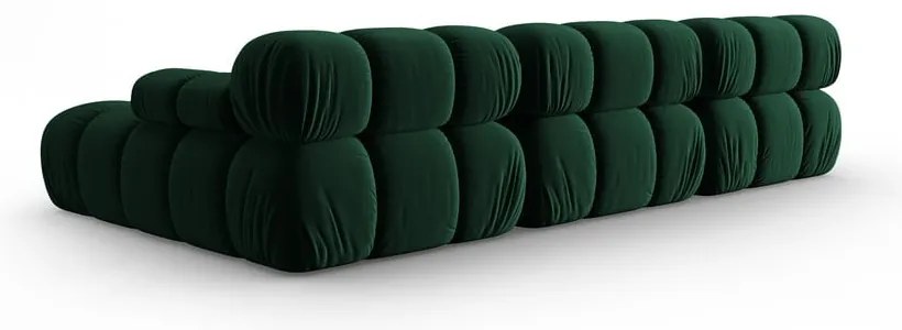 Зелен кадифен диван 285 cm Bellis - Micadoni Home