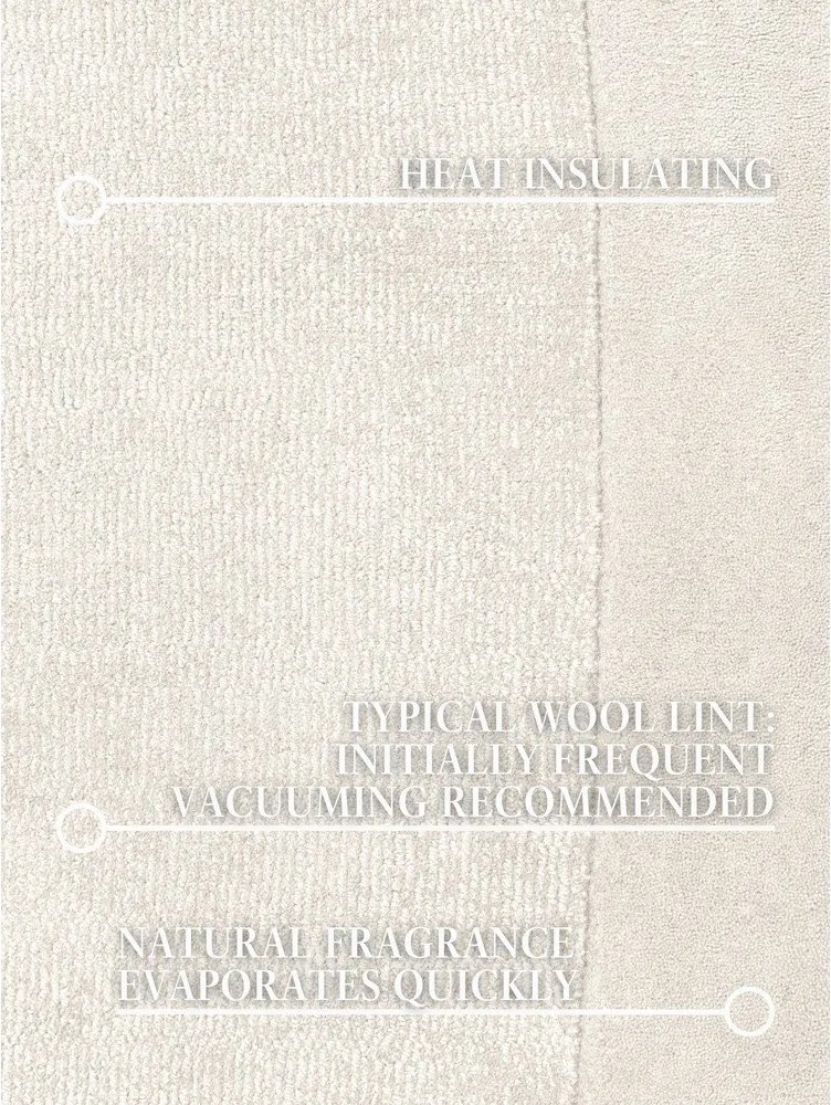 Кремав ръчно изработен кръгъл килим със смес от вълна ø 160 cm Kari Organic – Villeroy&amp;Boch