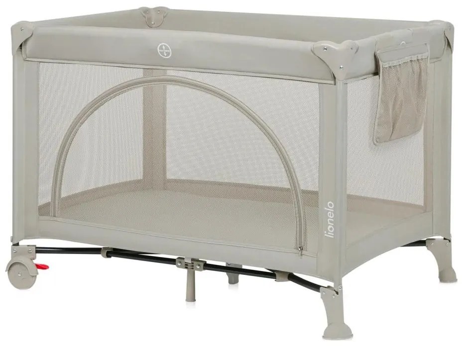 Lionelo - Преносима бебешка кошара LAURA Бежов пясък
