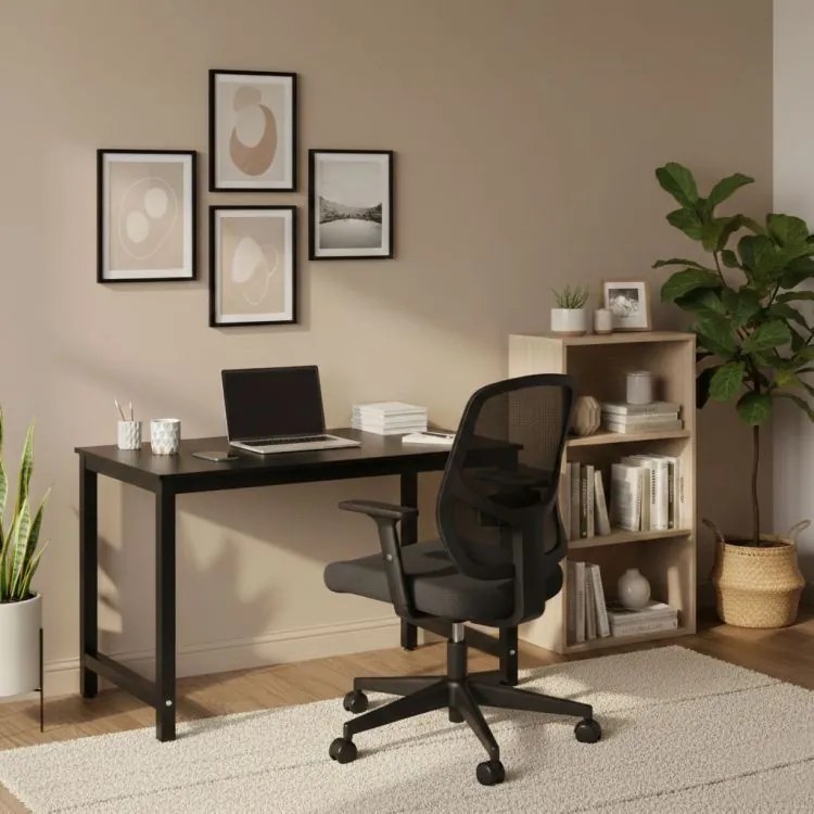 Компютърно бюро 120 x 60 cm - бюро за офис и студентска стая tmavá hnedá