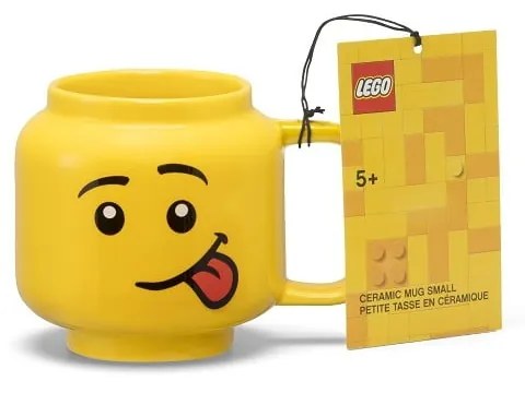 Жълта керамична бебешка чаша 255 ml Head - LEGO®