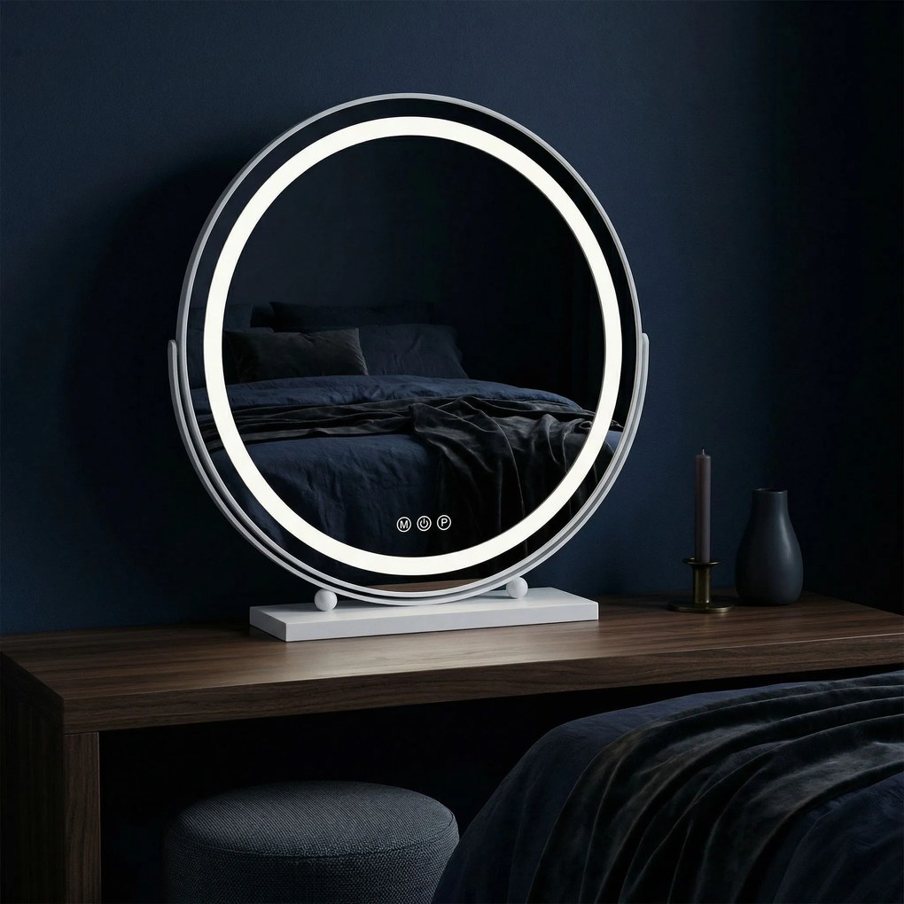 Огледало LED MAKE-UP White 50 cm