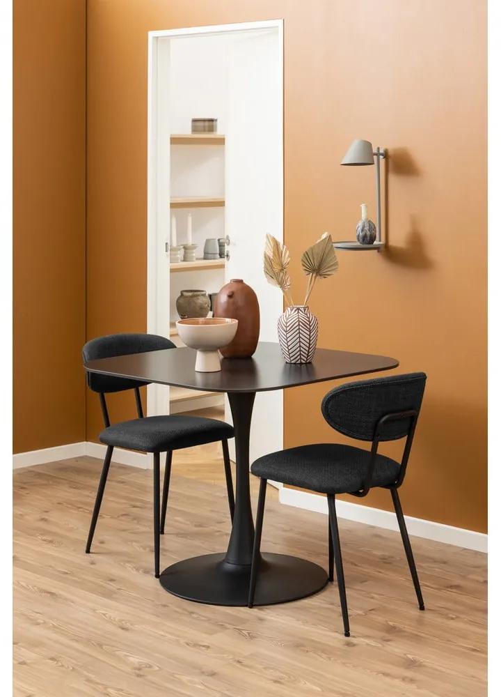 Антрацитни трапезни столове в комплект от 2 броя Denise - Actona
