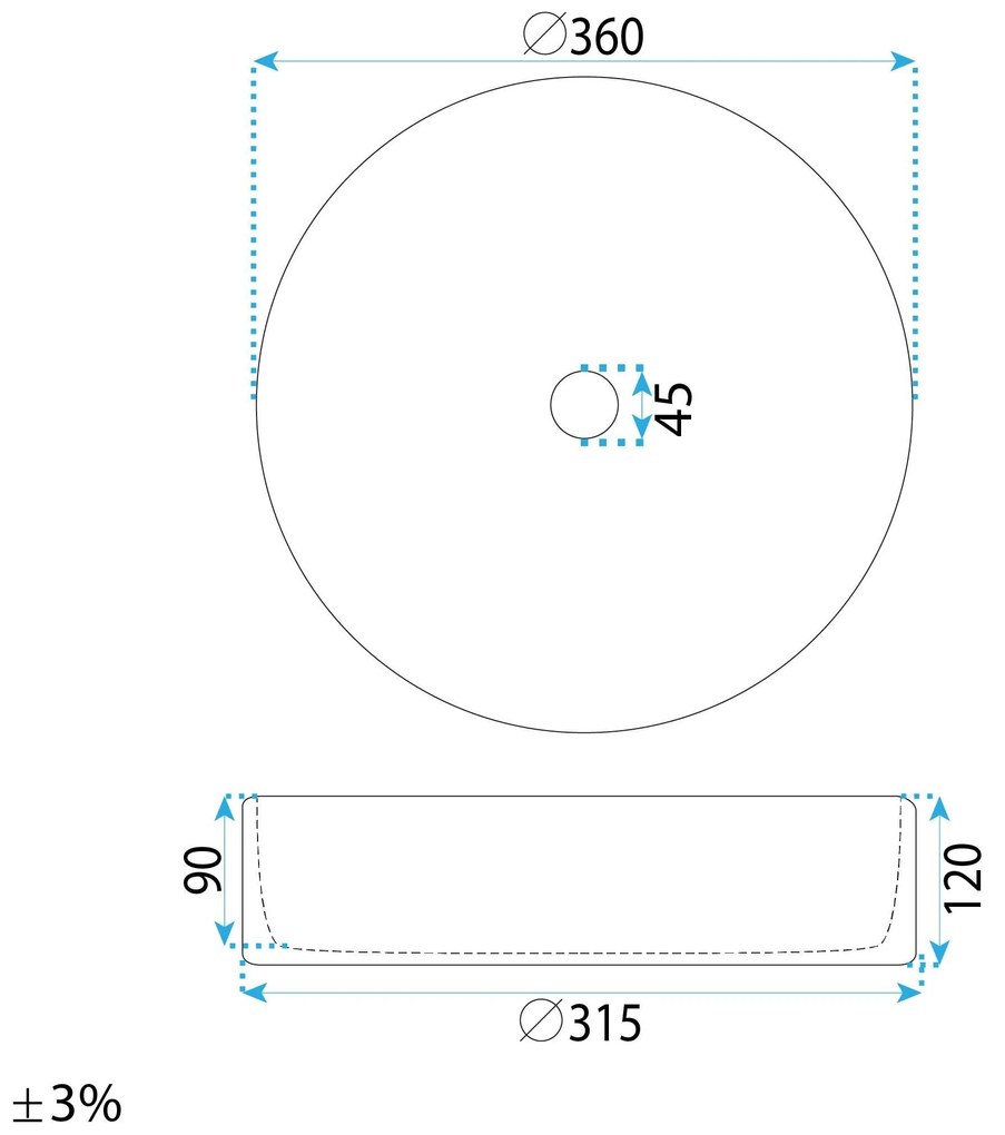 Умивалник за плот Rea Stefania Fiori