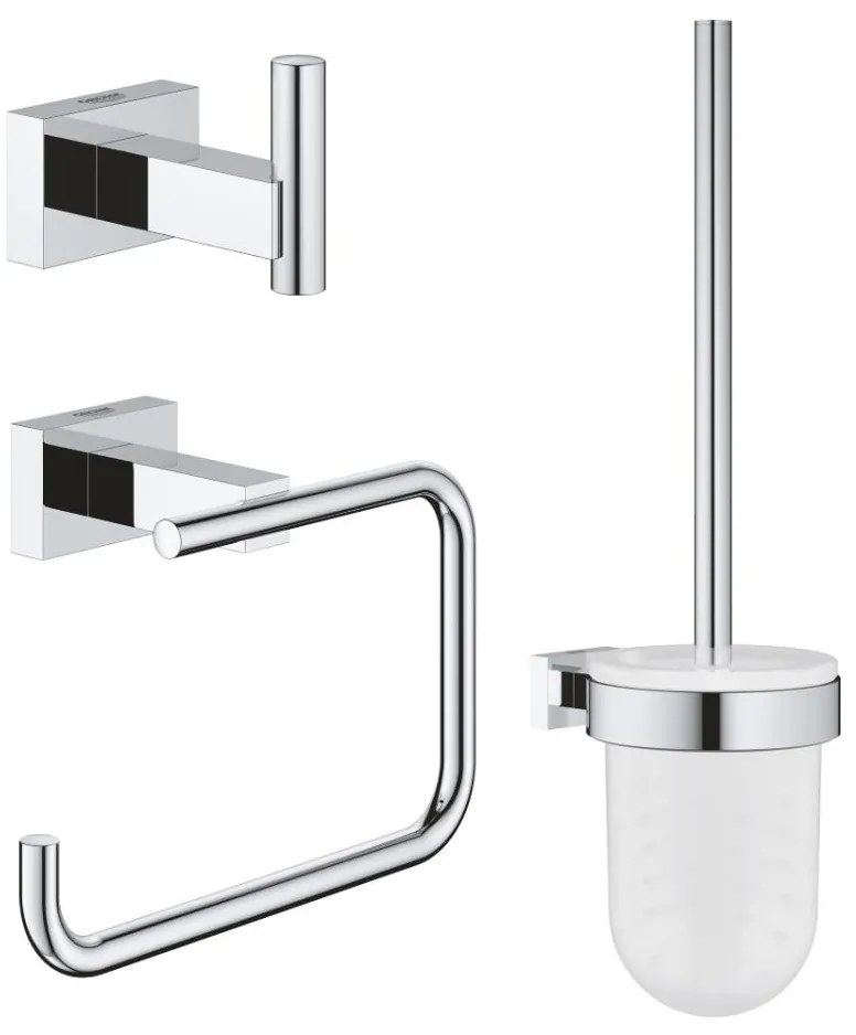 GROHE 40757001 - Комплект аксесоари ESSENTIALS CUBE лъскав хром
