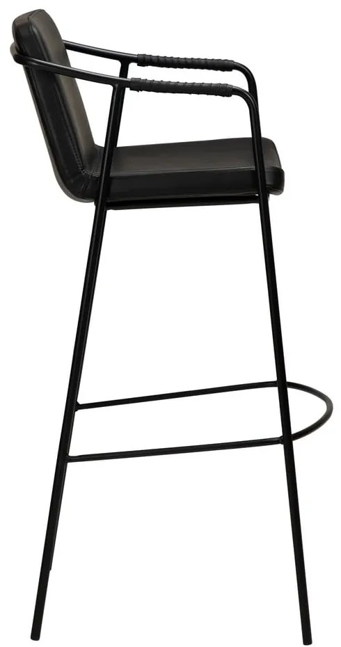 Черен бар стол от изкуствена кожа, височина 95 cm Boto - DAN-FORM Denmark