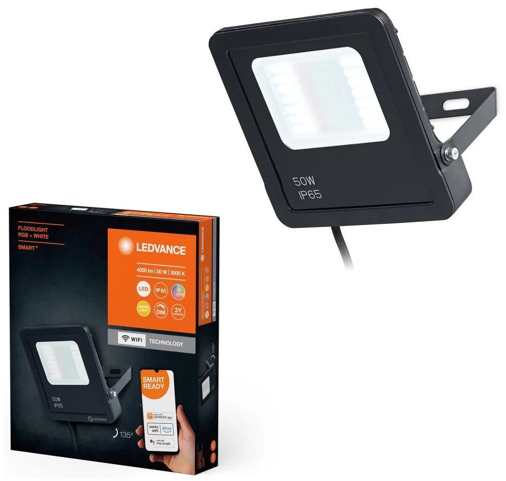 Ledvance - LED RGBW Димируем прожектор FLOODLIGHT LED/50W/230V IP65 Wi-Fi