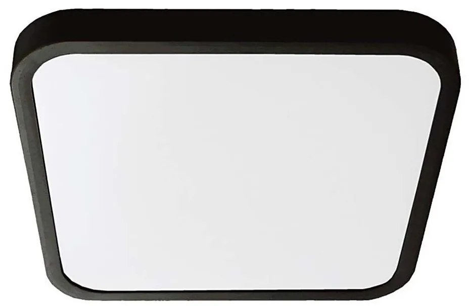 LED баня плафон 18W 230V IP44 6500K 25x25 см черен