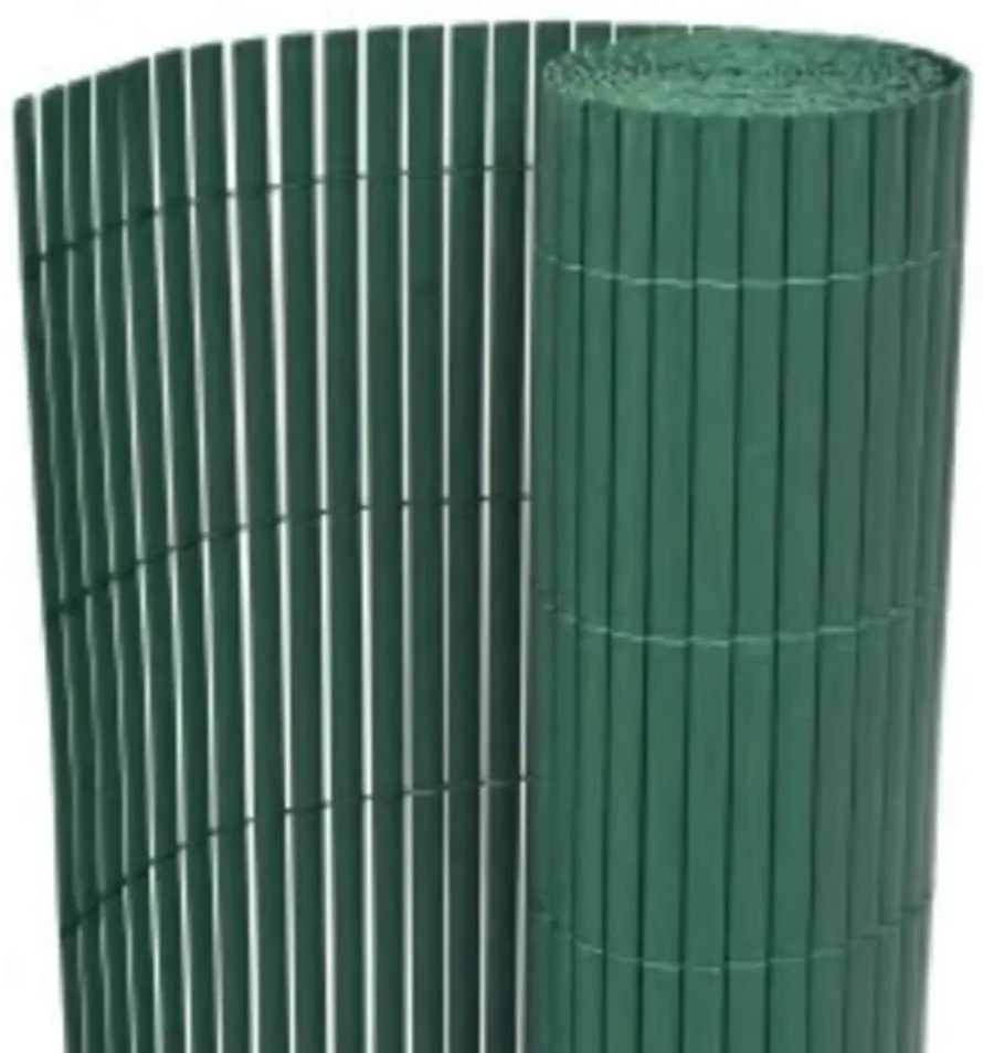 317147 vidaXL Двустранна градинска ограда, 90x400 см, зелена