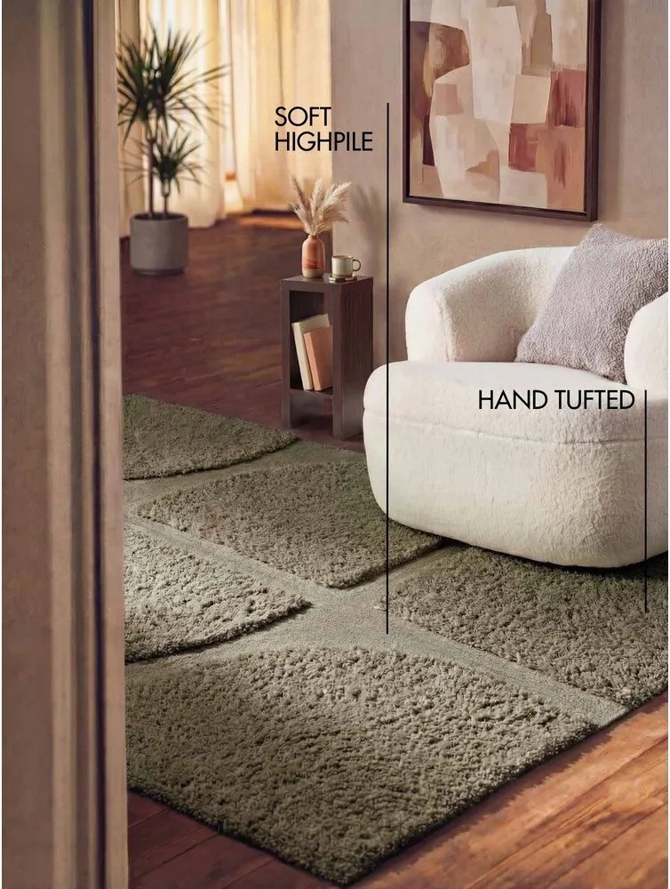 Ръчно изработен килим в цвят каки 200x300 cm Lambeth Jasper – Ted Baker