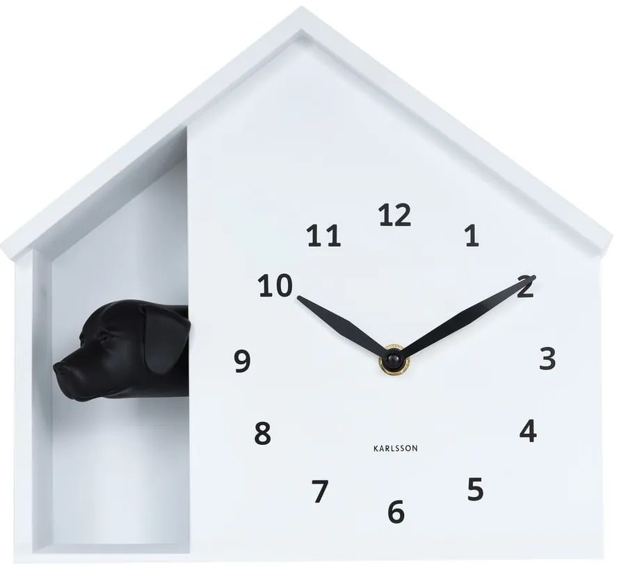 Стенен часовник Peeking Doggy – Karlsson