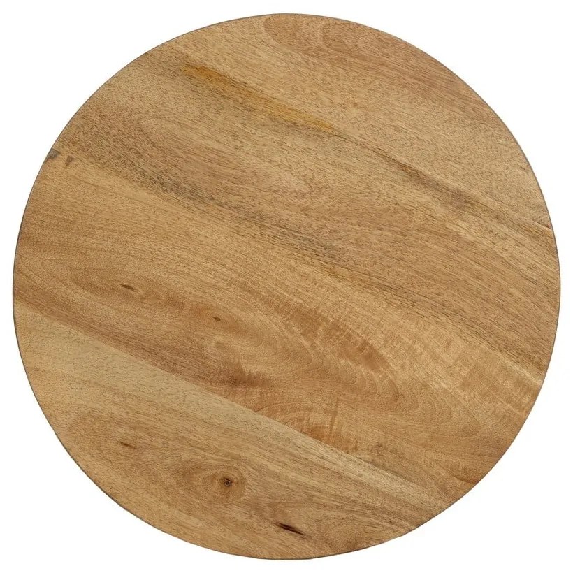 Кръгла странична масичка от масивно манго ø 40 cm Mao – Ixia