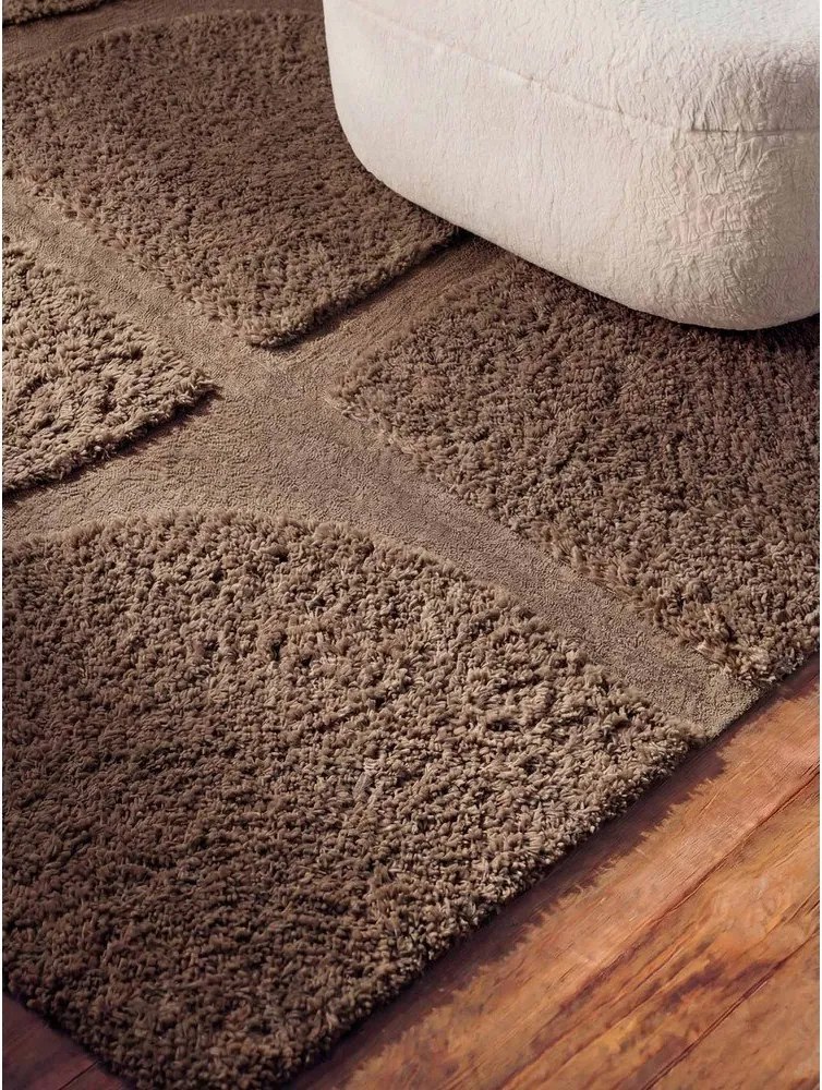 Кафяв ръчно изработен килим 160x230 cm Lambeth Jasper – Ted Baker