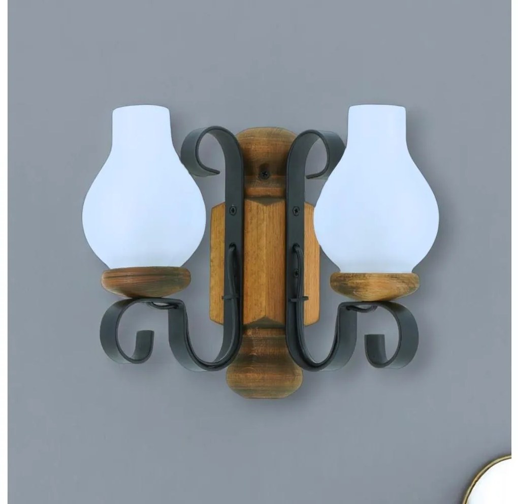 Brilagi - Аплик RUSTIC 2xE14/40W/230V бук