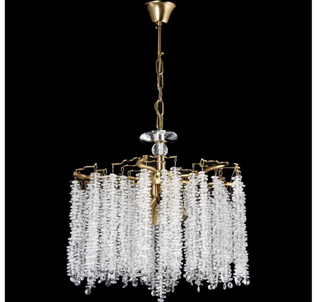 Пендел 6xE14/60W/230V Ø 46 см златист