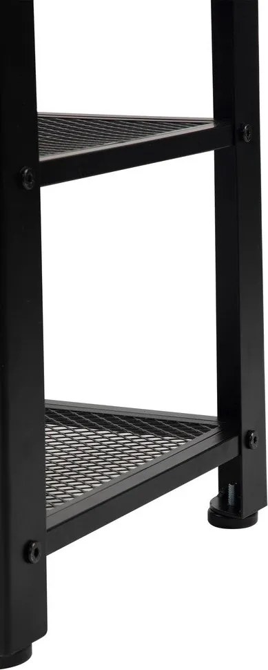 Черна стоманена стойка за обувки 80x45x30 cm Arne – Bonami Essentials