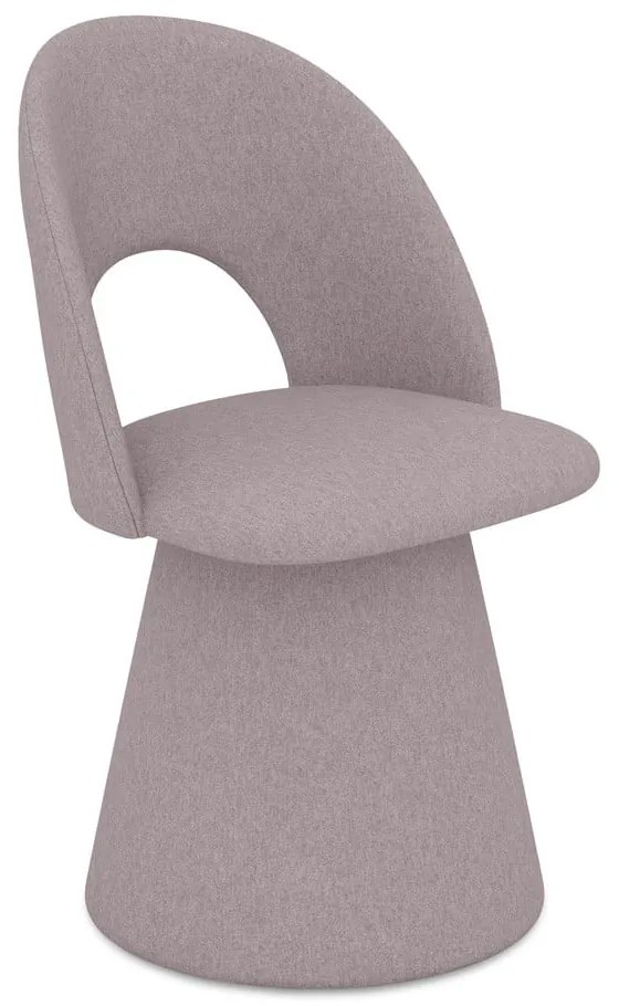 Тапициран трапезен стол в цвят лавандула Kalo – Makamii