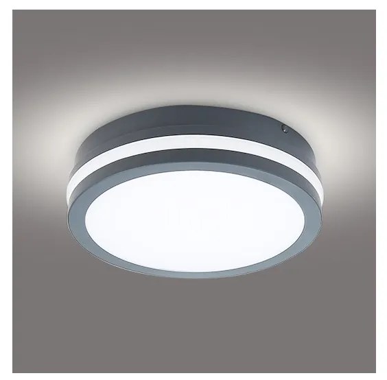 Brilagi - LED външно осветление с сензор BENE LED/18W/230V пр. 22 см IP54