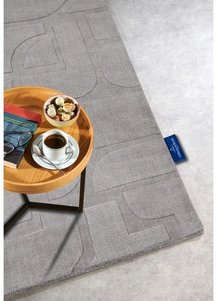 Сив ръчно изработен вълнен килим 120x170 cm Alexis – Villeroy&amp;Boch