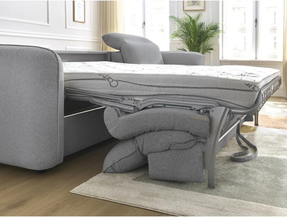 Сив ъглов диван Achille – Bobochic Paris