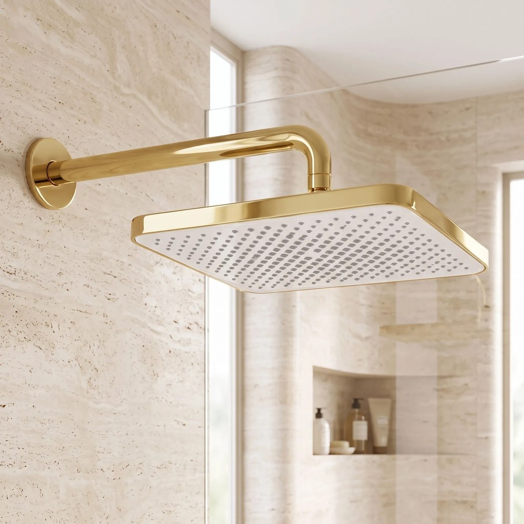 Правоъгълна душ пита REA JS-032 Gold