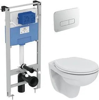 Комплект за WC, R027767 + K881201 + R0124AA, EUROVIT RIMLESS