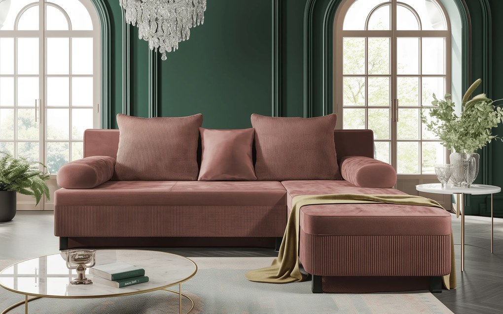 Разтегателен ъглов диван Делано