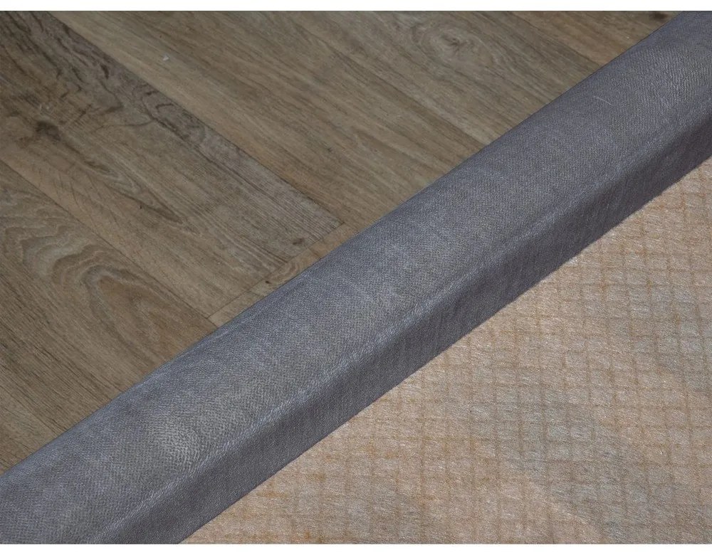 Тъмно сиво тапицирано двойно легло с място за съхранение с решетка 160x200 cm Jade - Bobochic Paris