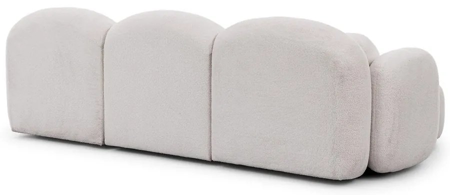 Кремав ъглов диван от букле (ляв ъгъл) Orbit – Ropez