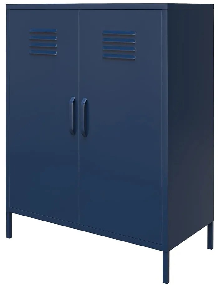 Син метален шкаф 80x102 cm Bradford - Queer Eye