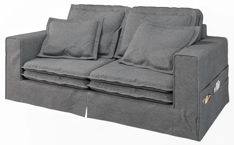 Сив диван 196 cm Nora – Ropez