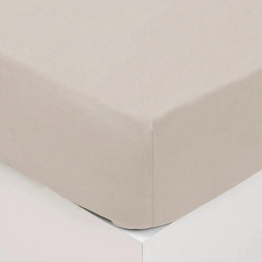 Еластичен чаршаф atmosphera, 140x190 cm, Памук - Слонова кост