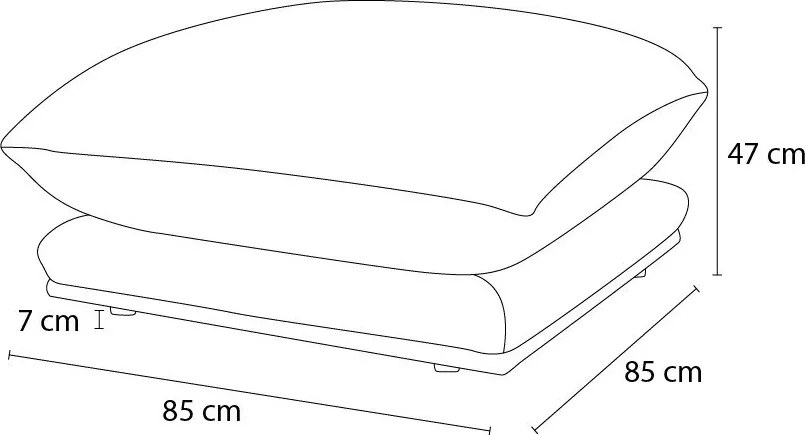 Жълта табуретка Ernest – Bobochic Paris