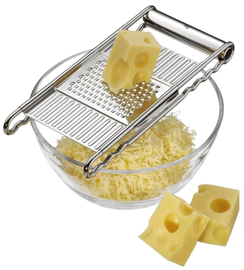 Ренде от неръждаема стомана с 4 сменяеми повърхности за настъргване Cromargan® Gourmet - WMF