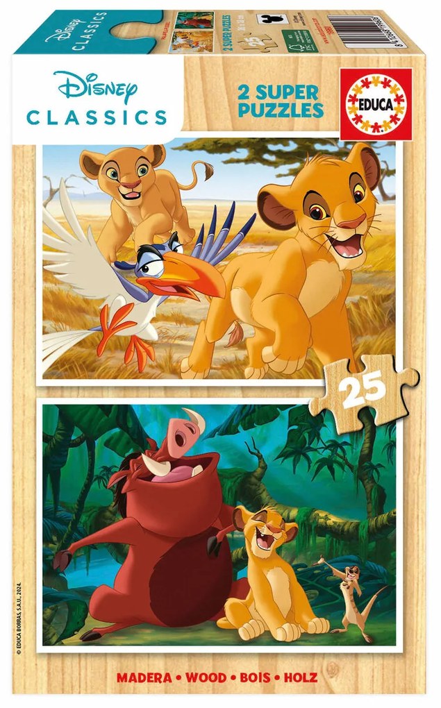 Комплект от 2 Пъзела The Lion King Classics 25 Части